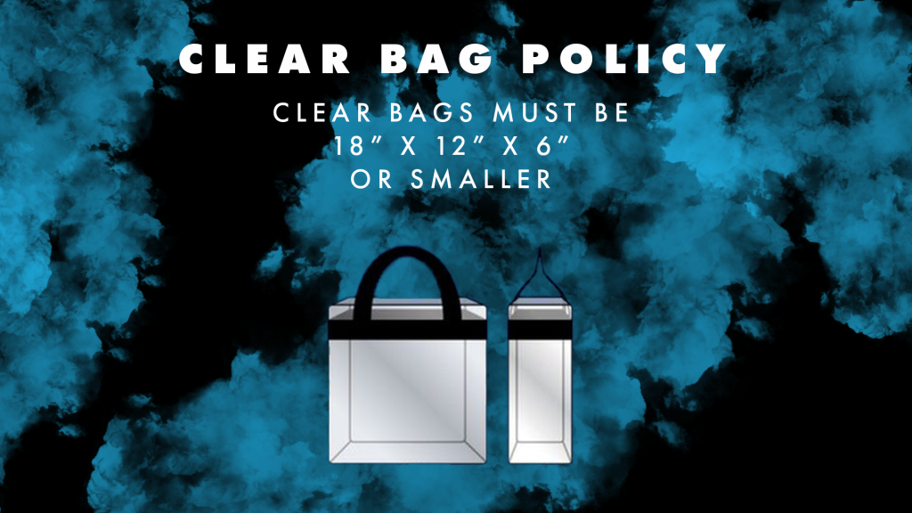 CLEAR BAG POLICY & PROHIBITED ITEMS - Colorado Springs Switchbacks FC