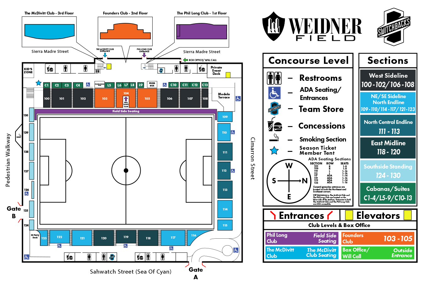 Seating Map - Mississippi Sea Wolves